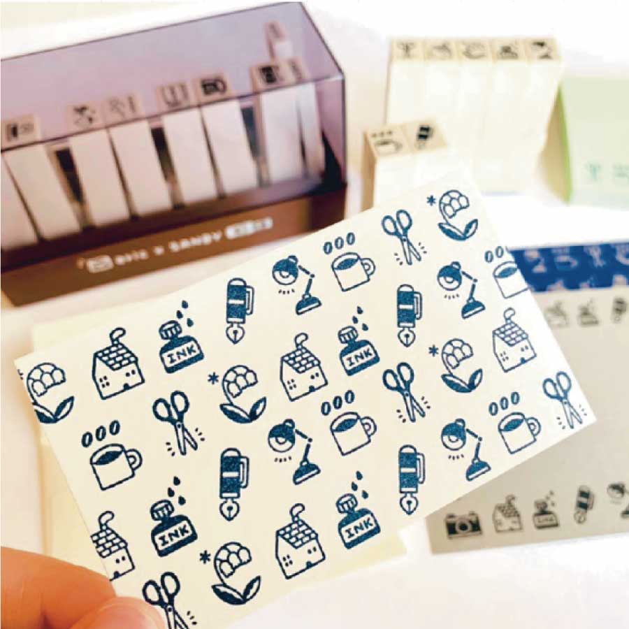 サンビー エンドレススタンプ eric メッセージカード・タグ使用例