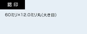 認印サイズ