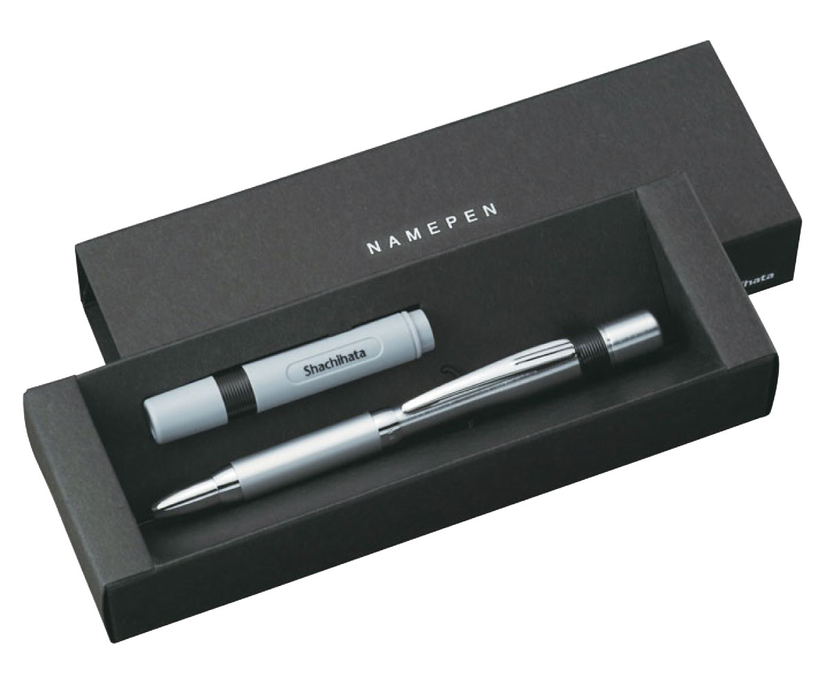 訂正印付ボールペン シャチハタ ネームペン6 シルバー