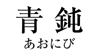 シャチハタネーム9。95周年カラー青鈍